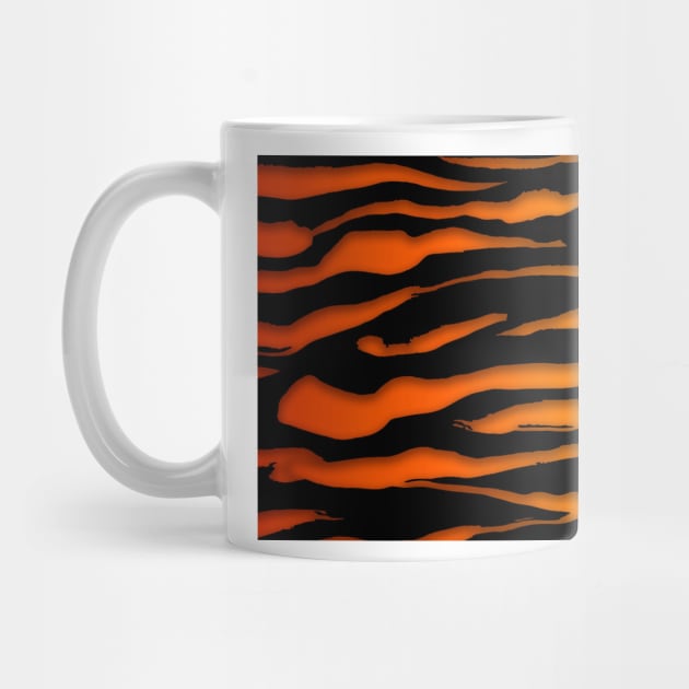 Orange Zebra by daghlashassan